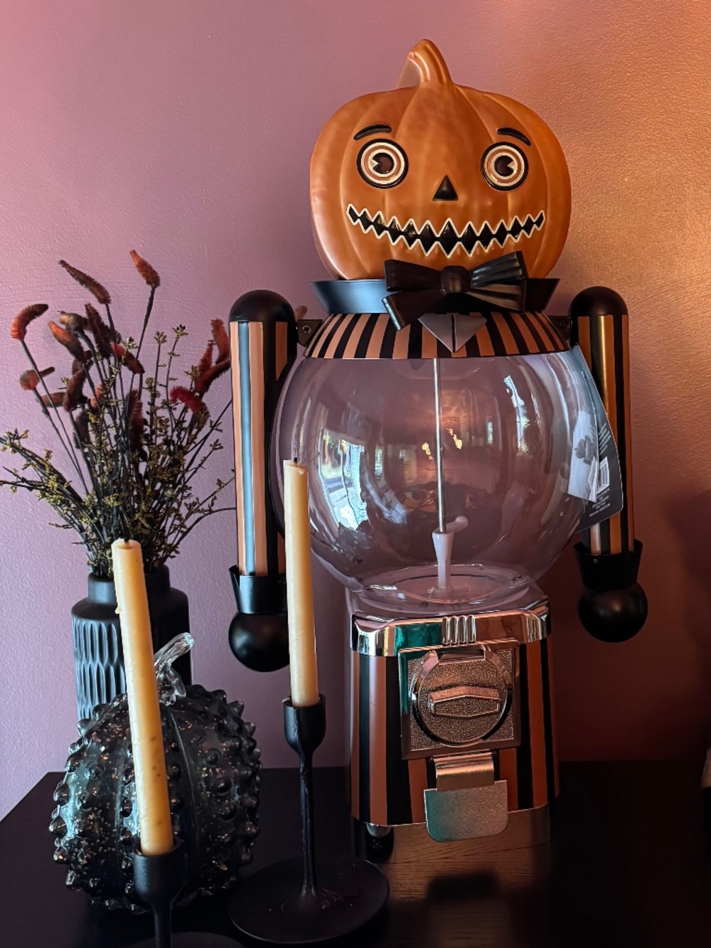 🎃 NEW Michaels Ashland Vintage Spirits Jack-O’-Lantern Gumball Machine | Hallow